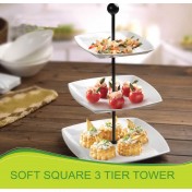 Soft Square 3 Tier Tower Soft Square 3 Tier Tower